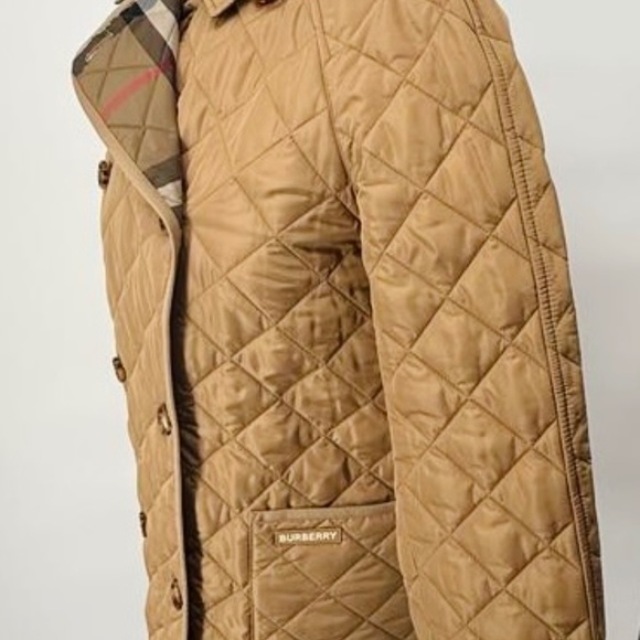 NWT Authentic Burberry Diamond Quilted Jacket. - Picture 3 of 14